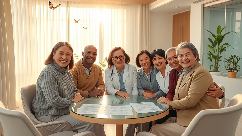 암요양병원의 역할과 목적 이해하기 (realistic 스타일)