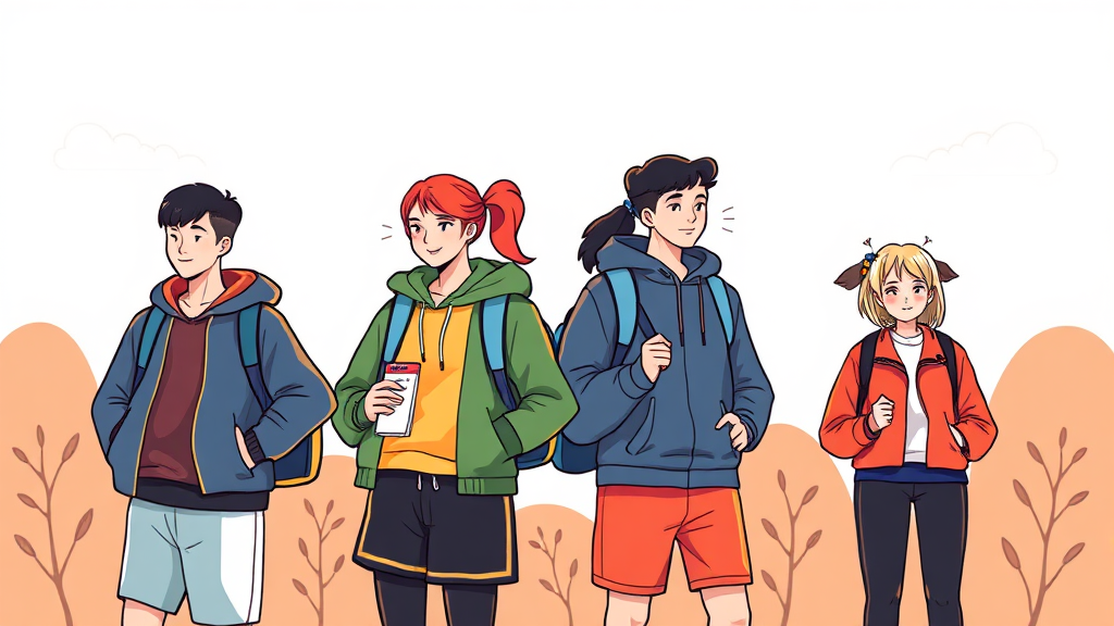 생활복 전환과 교복 지원 방식의 변화 (illustration 스타일)