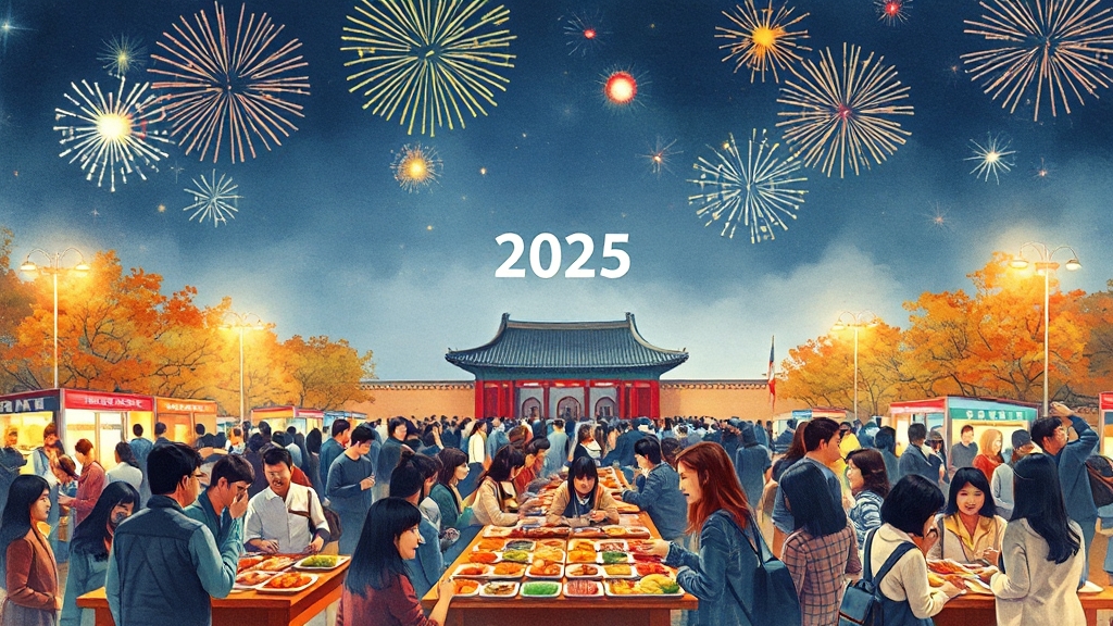 축제 정보 및 문의 (watercolor 스타일)