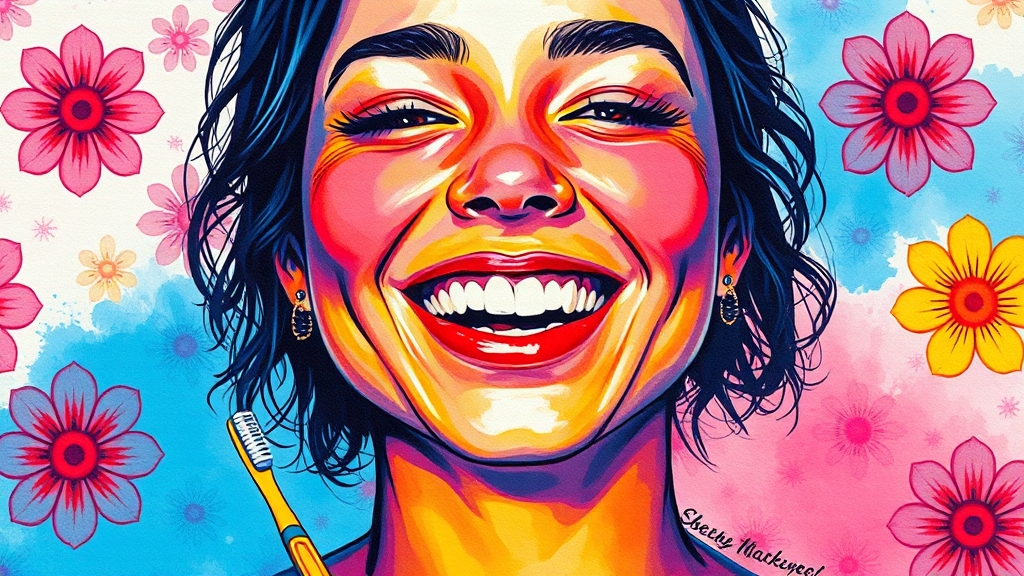 잇몸 건강 회복, 전문가 조언 (popart 스타일)