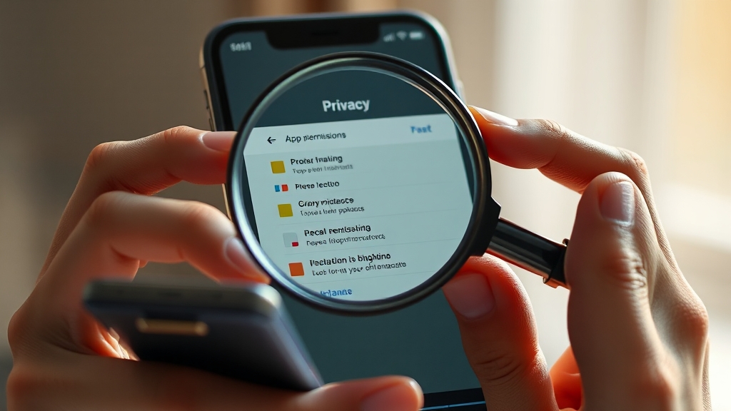 앱 권한 관리, 내 정보는 내가! (realistic 스타일)