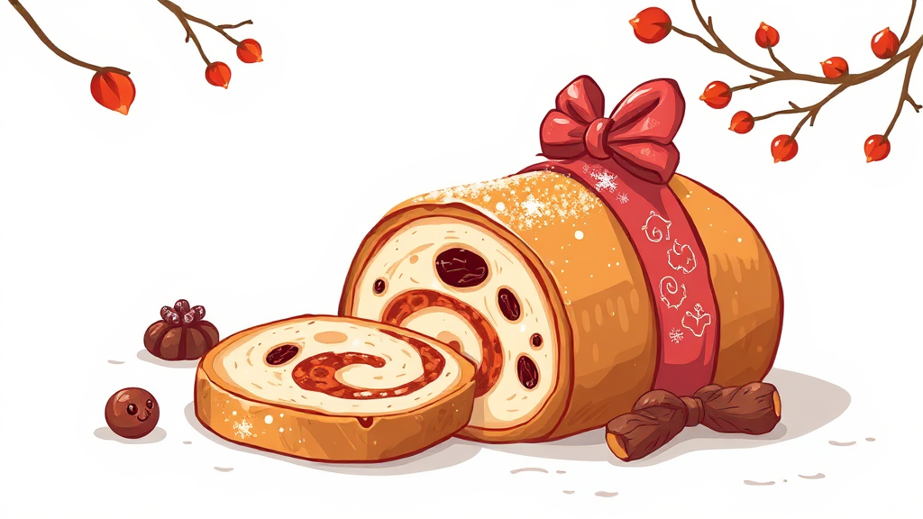 호미탐 슈톨렌 선택 이유 (illustration 스타일)