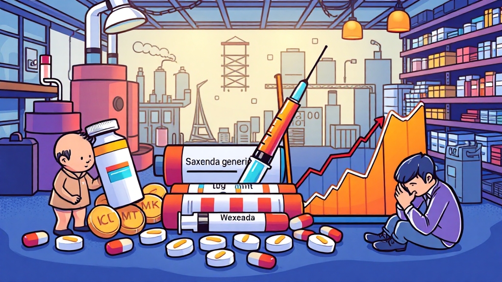 비만 치료제 시장, 전망은? (cartoon 스타일)