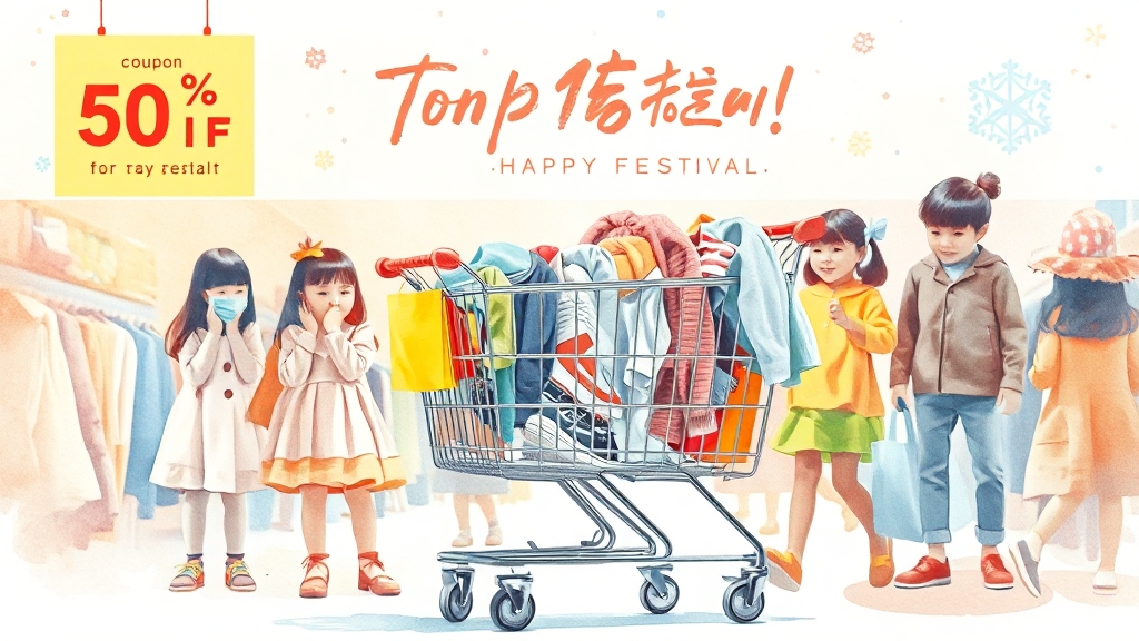 탑텐 1+1 행사: 언제, 어떻게? (watercolor 스타일)