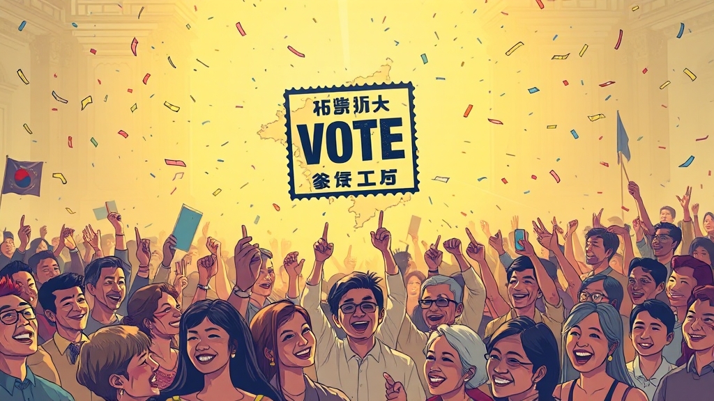 대선, 우리에게 남긴 것은? (illustration 스타일)