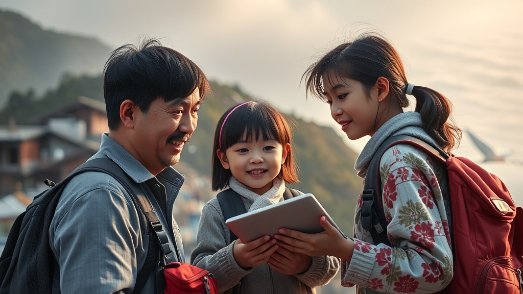 재난 발생 시 국민 행동 요령 (realistic 스타일)