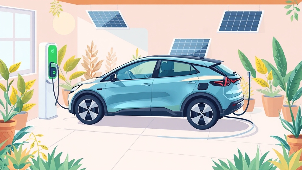 간편한 충전과 유지 관리 (illustration 스타일)