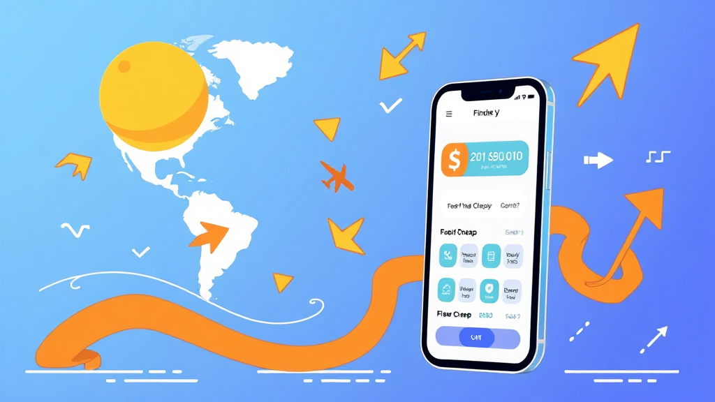 핀테크 송금 서비스 추천 (illustration 스타일)