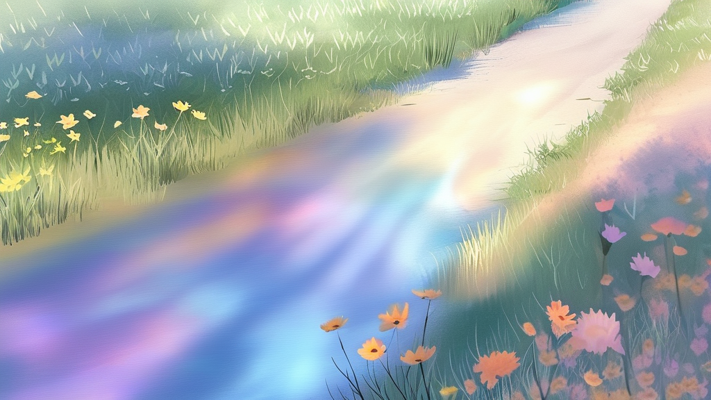 기존 대출과의 관계 및 지원금 차이점 (watercolor 스타일)