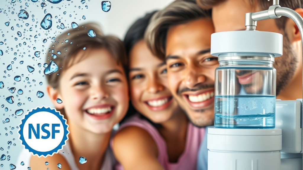 깨끗한 물, 건강한 삶의 시작 (realistic 스타일)