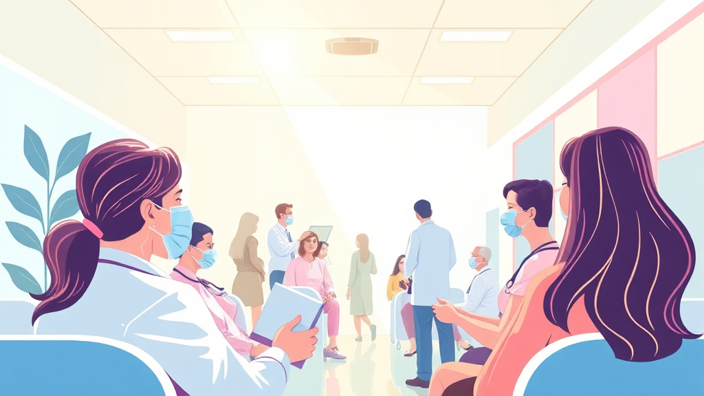 건강검진 항목 안내 (illustration 스타일)