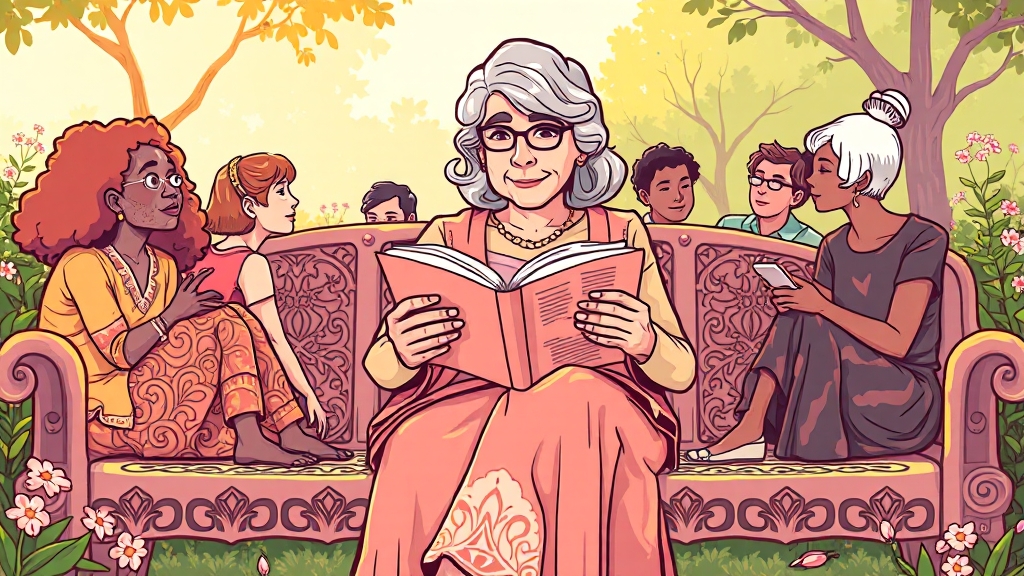 갱년기 우울증, 어떻게 극복해야 할까요? (cartoon 스타일)