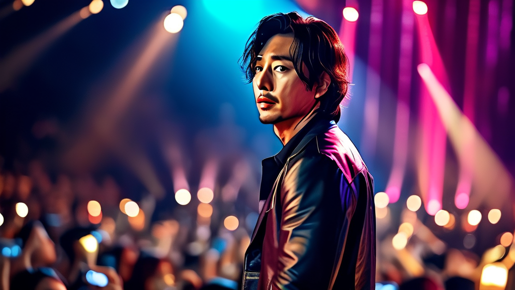 팬미팅 및 라이브 공연 정보 (realistic 스타일)