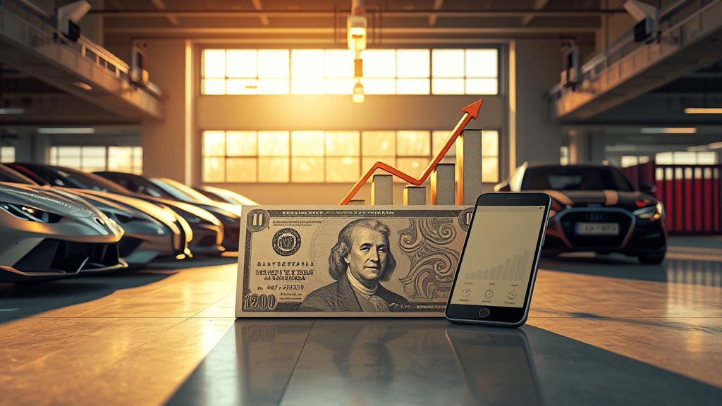 똑똑한 파킹통장 선택, 부자되는 지름길! (realistic 스타일)