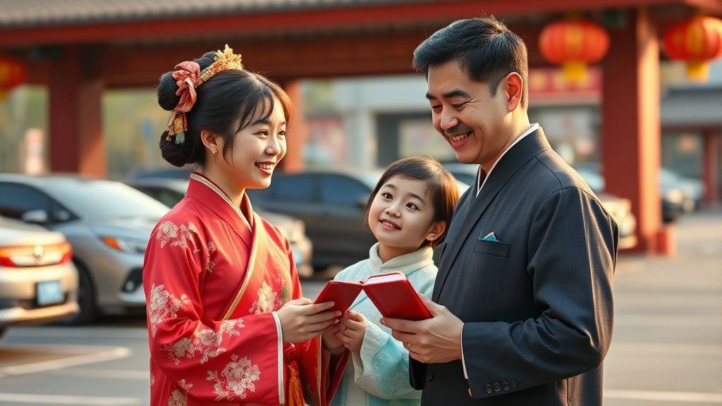 설날 주차 꿀팁: 주차비 절약 및 편의시설 정보 (realistic 스타일)