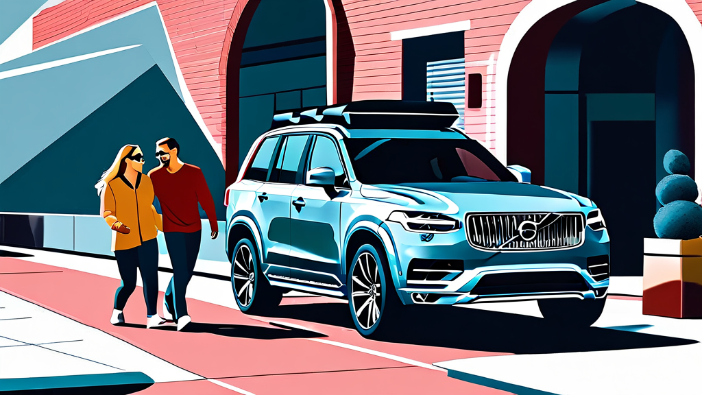 넉넉한 공간과 안전성: 가족 여행의 완벽한 동반자 (illustration 스타일)