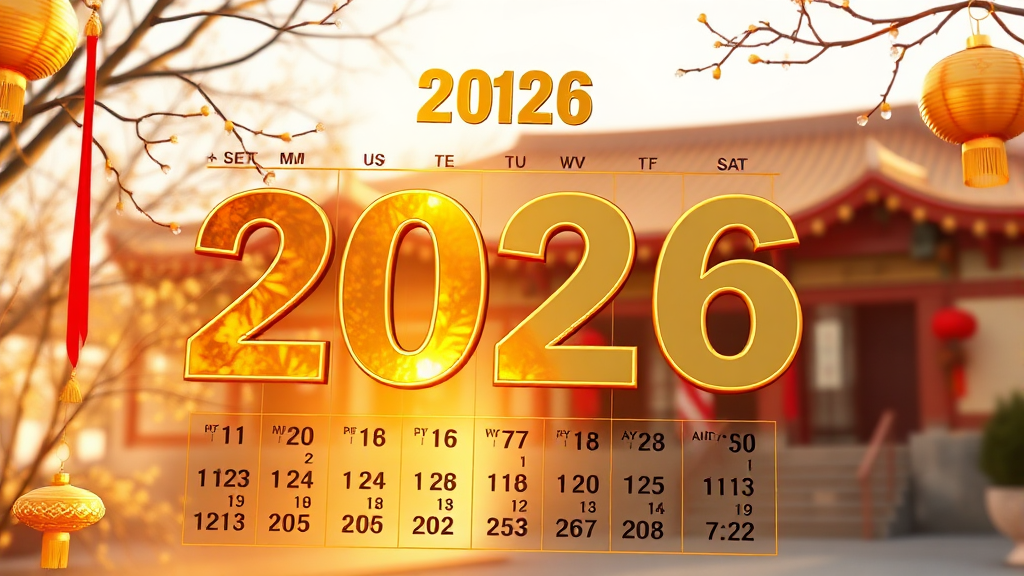 2026년 공휴일 개요 (realistic 스타일)