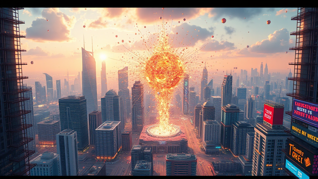 토큰화 증권 시장 미래 (realistic 스타일)