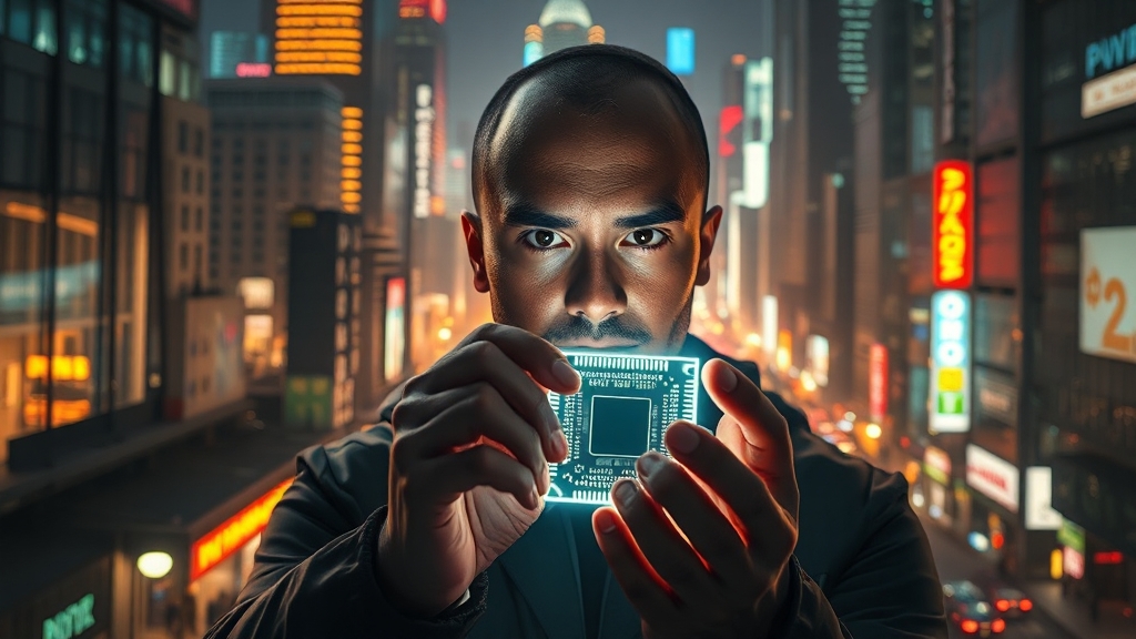 AI 토큰 경제 미래 전망 (realistic 스타일)