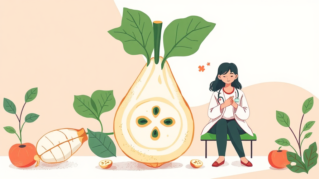 히카마 섭취 시 주의사항 및 부작용 (illustration 스타일)