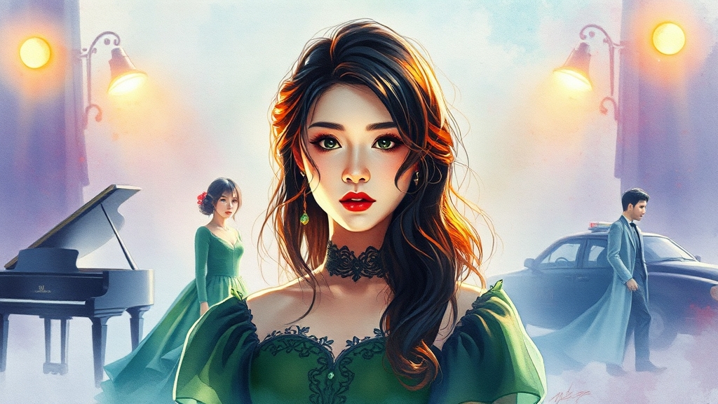 차지연은 누구? (watercolor 스타일)