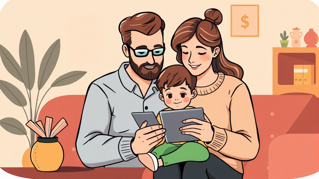 육아휴직 연말정산 FAQ (illustration 스타일)