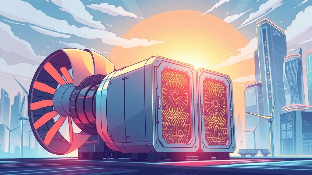 AI 시대, GE 버노바의 역할 (cartoon 스타일)