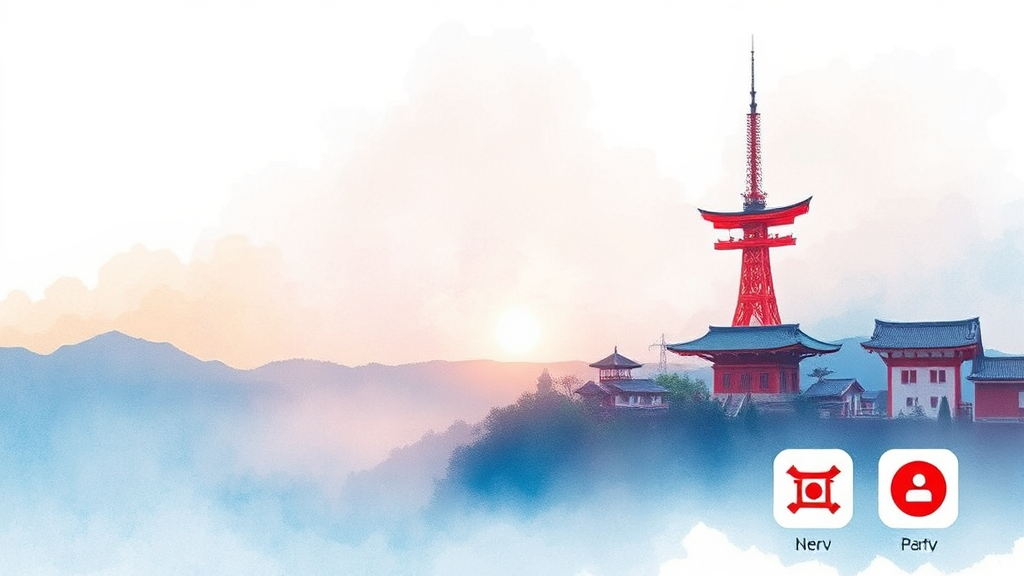 일본 지진 관련 정보 습득 방법 및 모니터링 (watercolor 스타일)