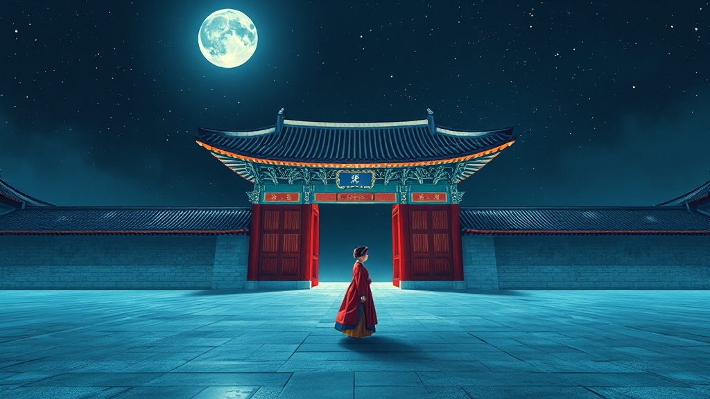 야간개장 일정 및 정보 (illustration 스타일)
