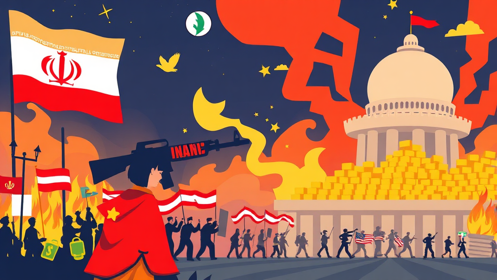 주요 국제 뉴스 심층 분석 (cartoon 스타일)