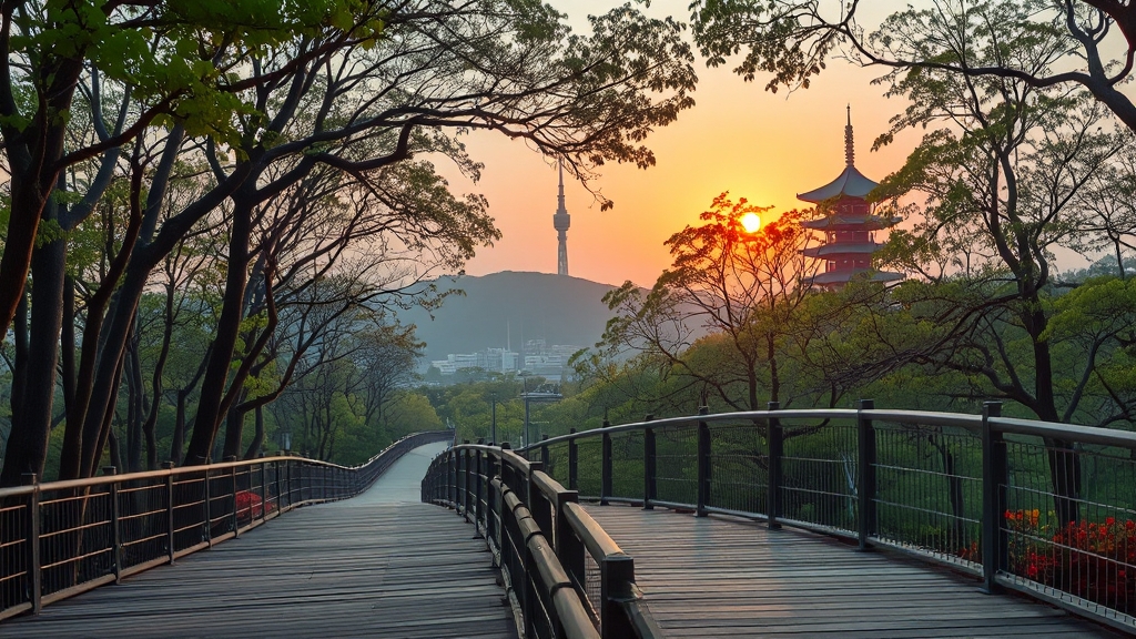 추천 산책 코스 (realistic 스타일)