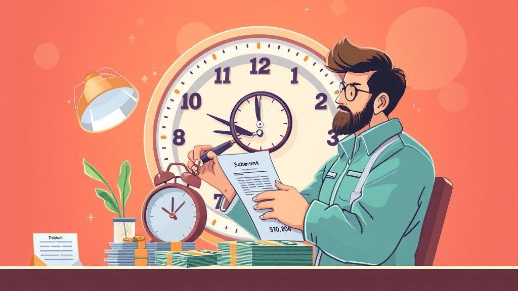 연차 미사용, 어떻게 대처해야 할까요? (illustration 스타일)