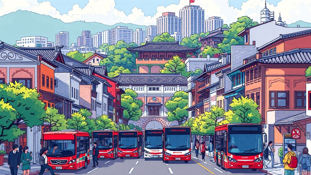 청와대, 주차는 어떻게 해야 할까요? (cartoon 스타일)