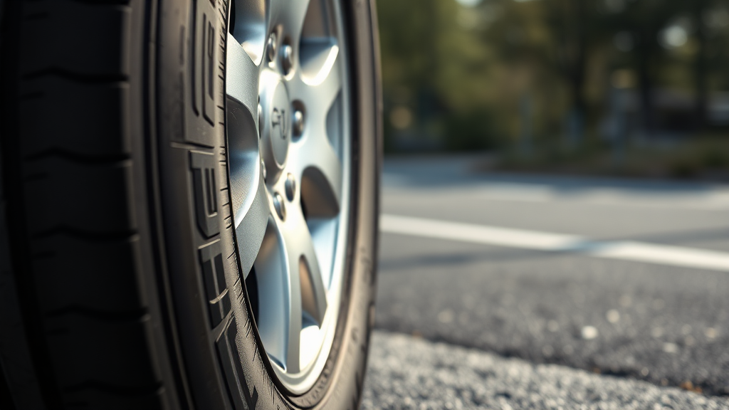 공기압 부족 시 증상 (realistic 스타일)