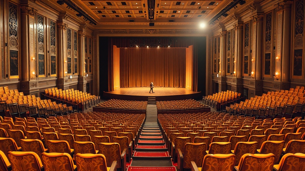 공연장별 좌석 배치 및 팁 (realistic 스타일)