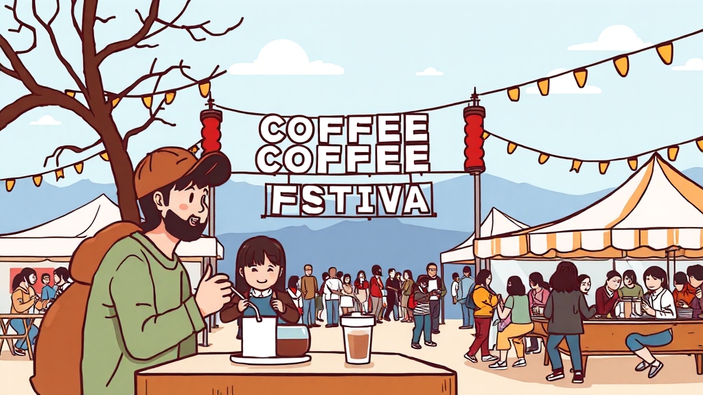 부대 행사 및 공연 정보 (cartoon 스타일)