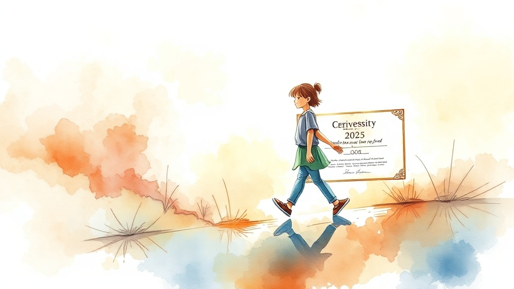 결론: 2025 수시, 응원합니다! (watercolor 스타일)