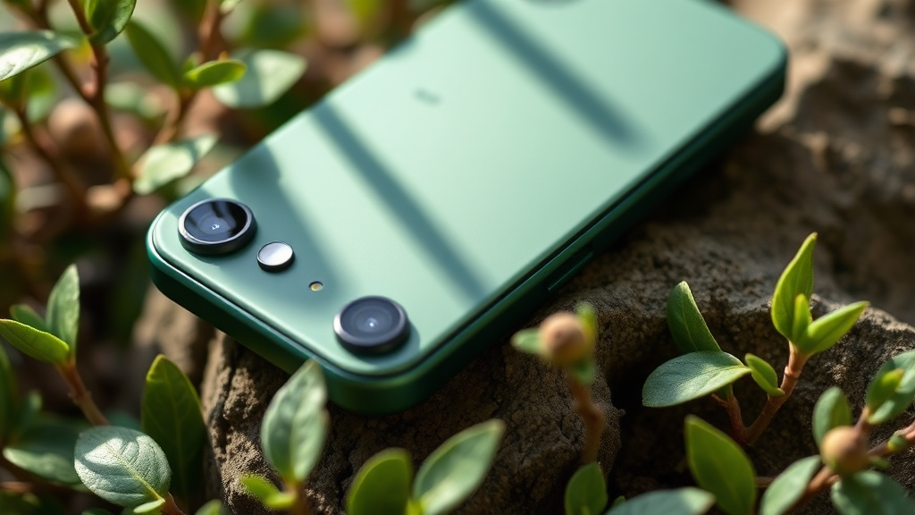 디자인과 외관: 세이지 그린의 디테일 (realistic 스타일)