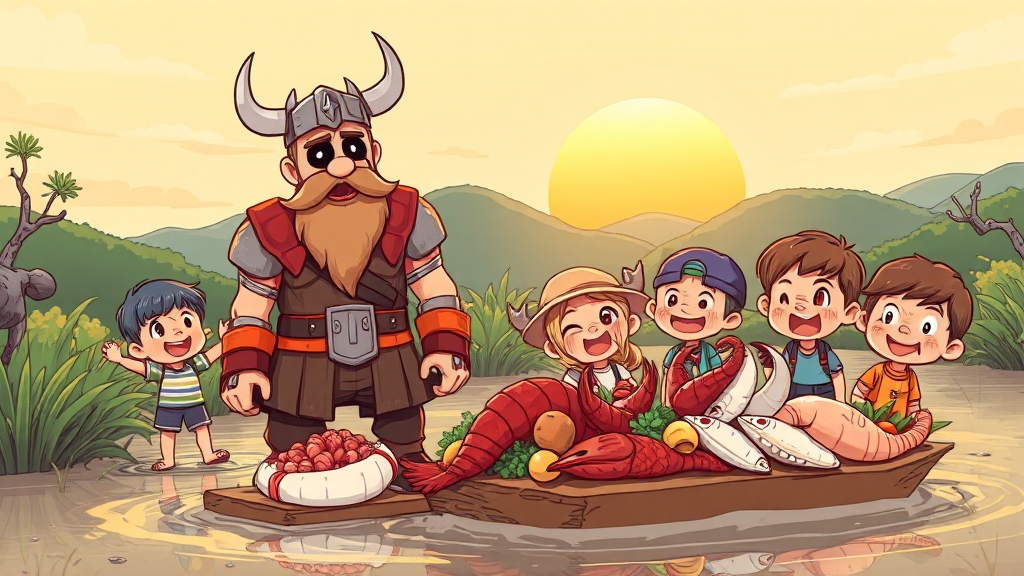 주변 관광지와 추천 활동 (cartoon 스타일)