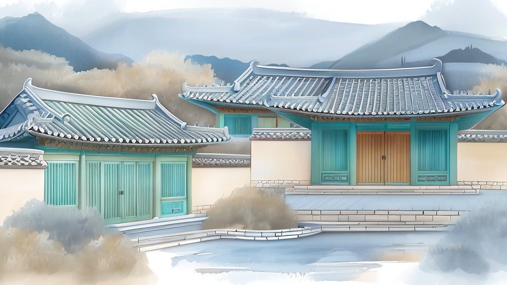 실버타운 지역별 가격 비교: 서울 vs 지방 (watercolor 스타일)