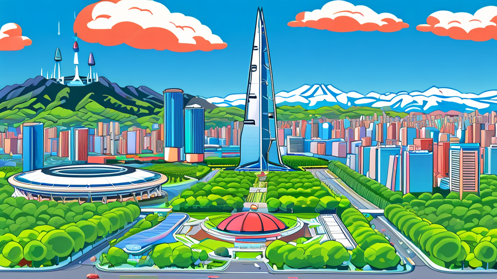 서울형 어반 AI 모델 구축 및 확산 전략 (cartoon 스타일)