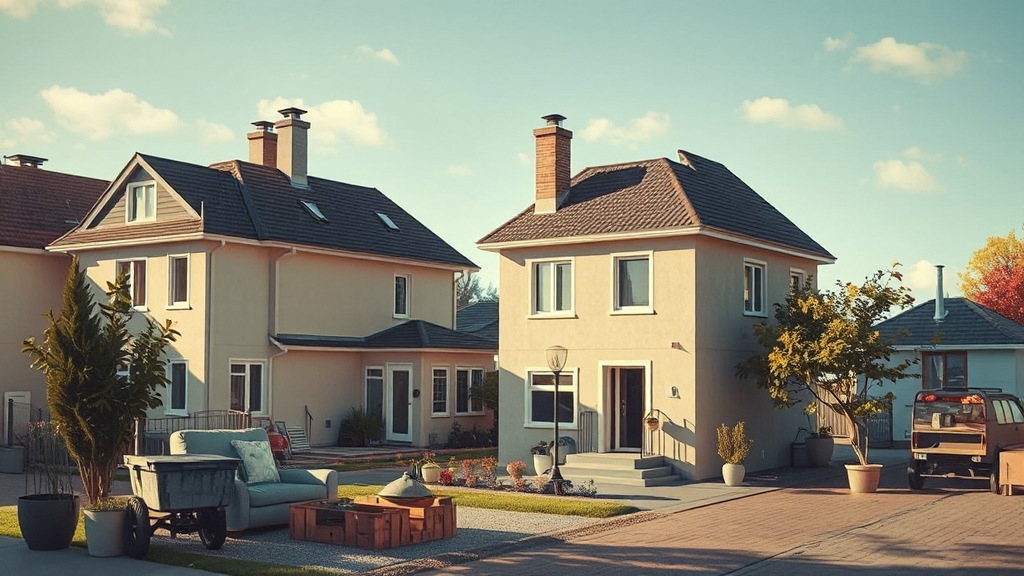 부동산 시장 최신 변화 전망 (realistic 스타일)