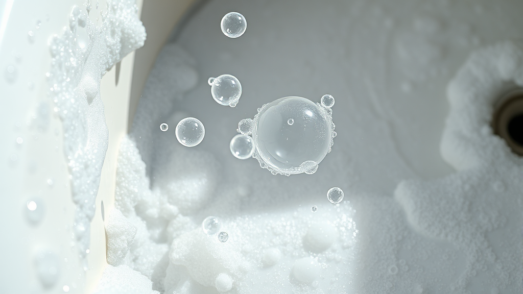 비누 찌꺼기의 흔적 (realistic 스타일)