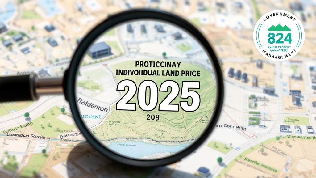 개별공시지가 관련 자주 묻는 질문 (realistic 스타일)