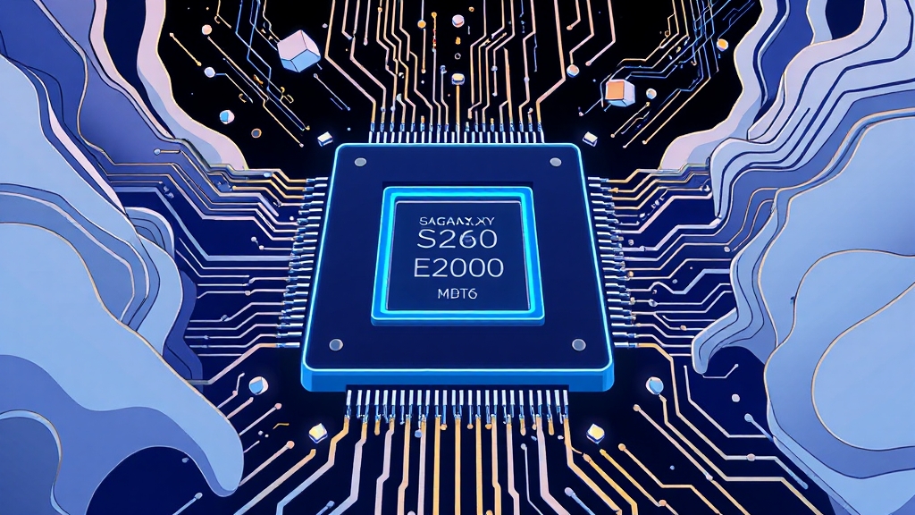 갤럭시 S26, 출시 정보 총정리 6 AP 칩셋 변화와 가격 영향 (illustration 스타일)