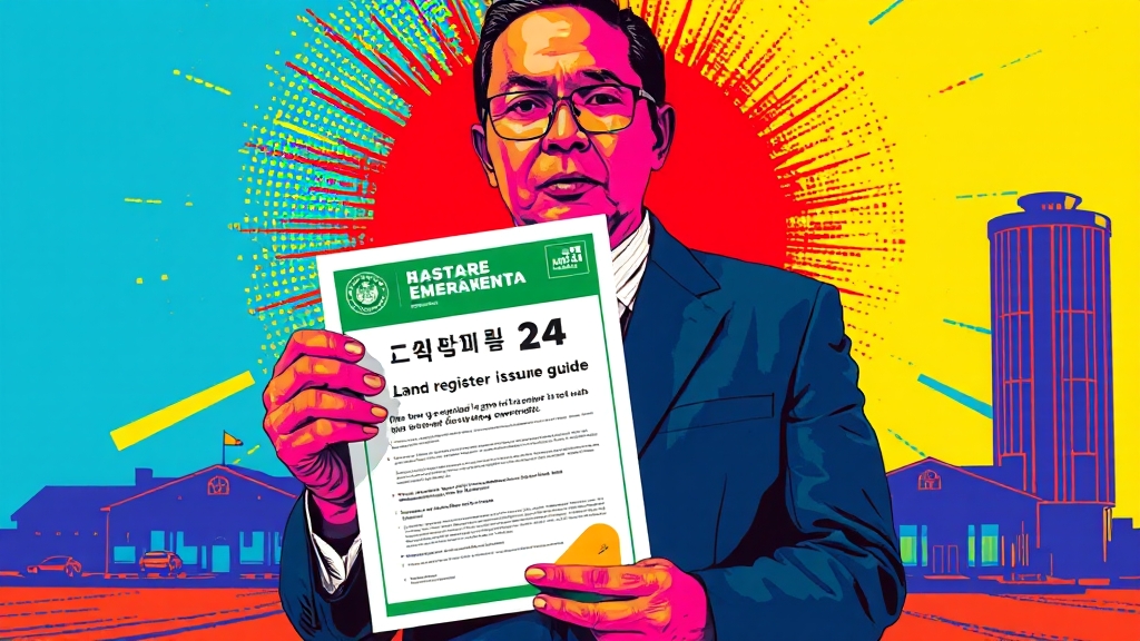 토지대장, 이제 어렵지 않아요! (popart 스타일)