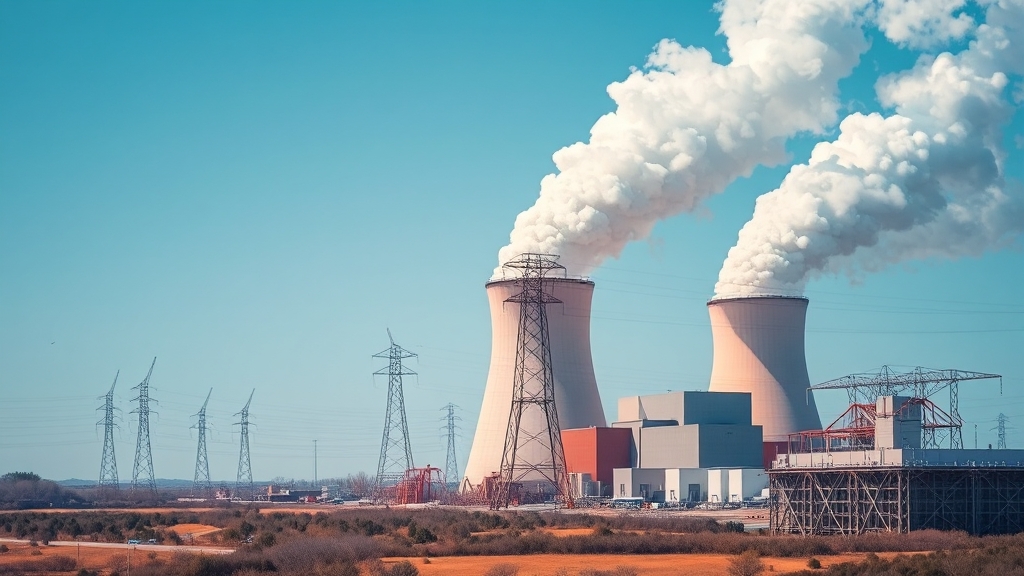 원자력 투자 배경과 전망 (realistic 스타일)