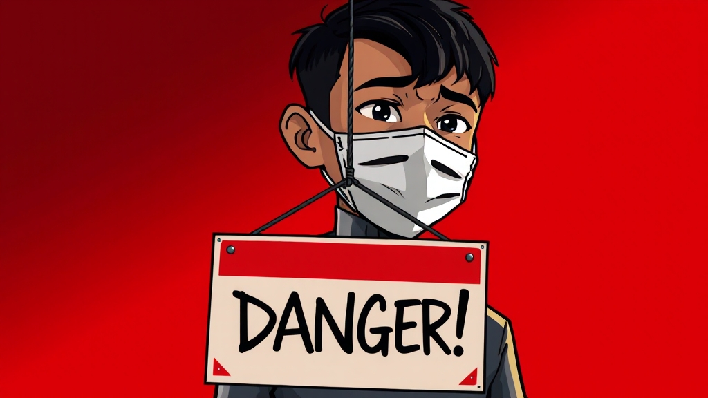 코로나19 재유행 현황 (cartoon 스타일)