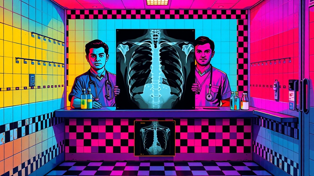 검사 항목 및 준비물 (popart 스타일)