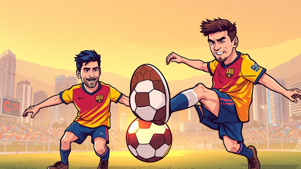 출전 예정 주요 선수 라인업 (cartoon 스타일)